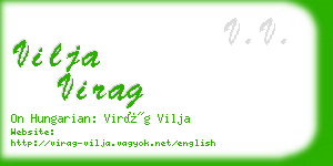 vilja virag business card